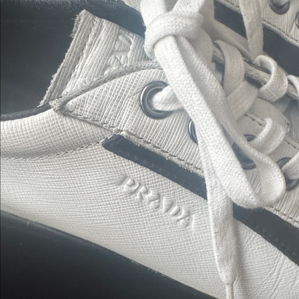 PRADA Leather Sneakers - Picture 4 of 8